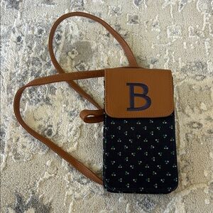 Thirty-One Brown and Black Crossbody Bag